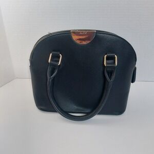 Aldo Black Pentir Satchel Faux Leather